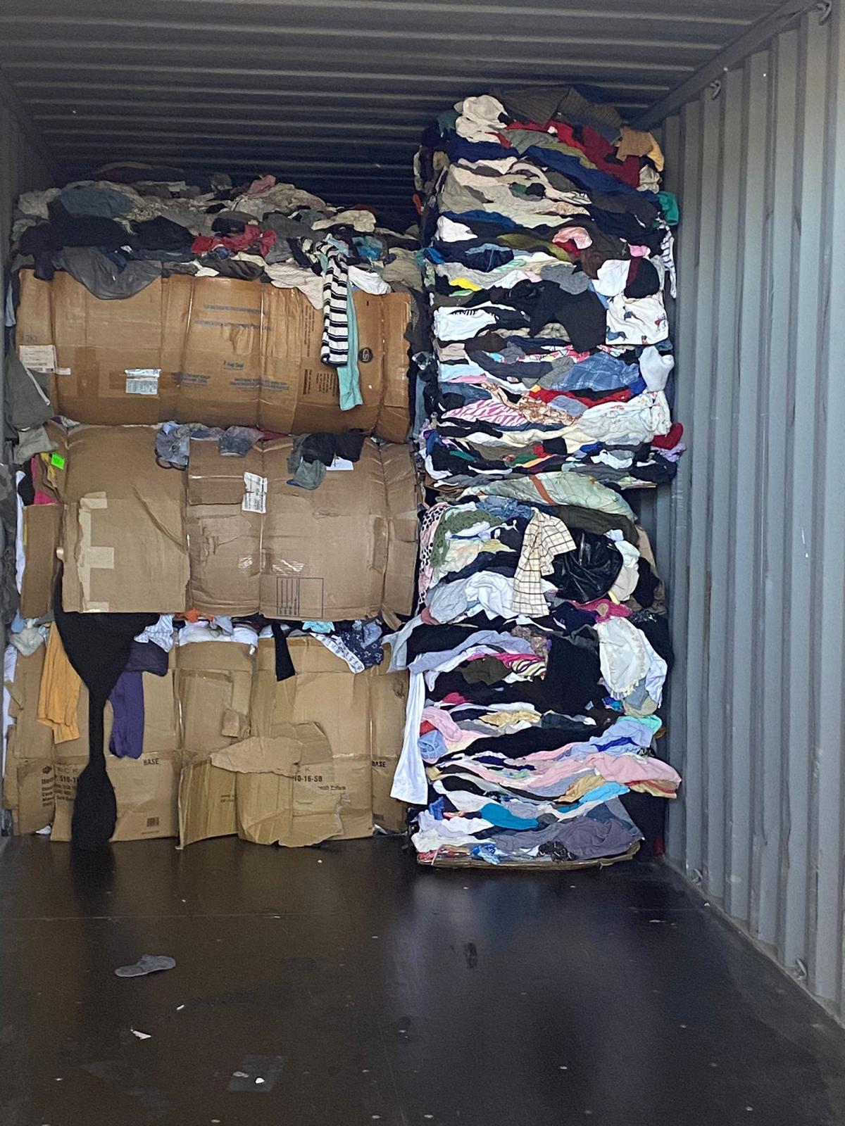 Container loaded for export